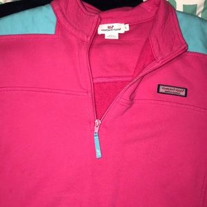 Vineyard Vines Shep Shirt - Hot Pink & blue